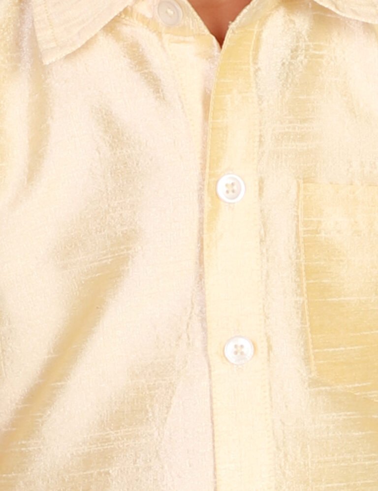 Mundu and Cream Shirt Set | Traditional Indian Ethnic Wear