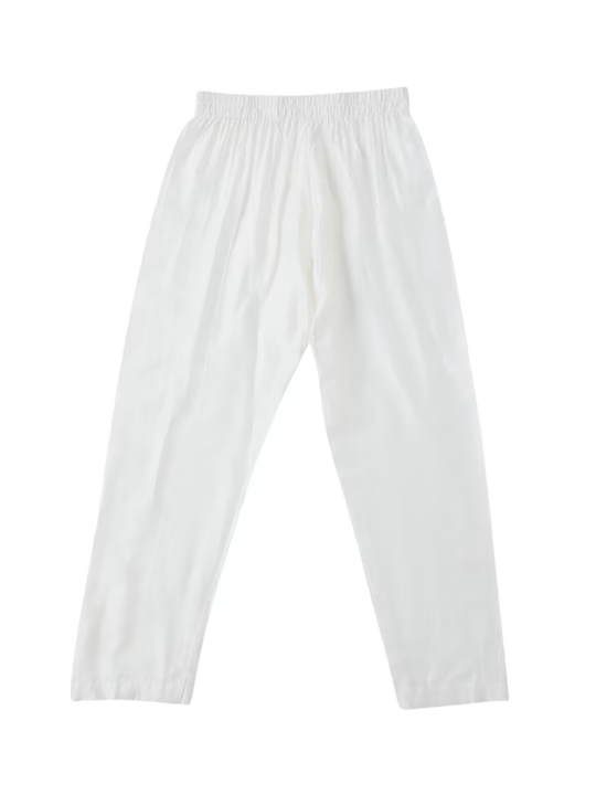 Boys Ethnic White Pajama